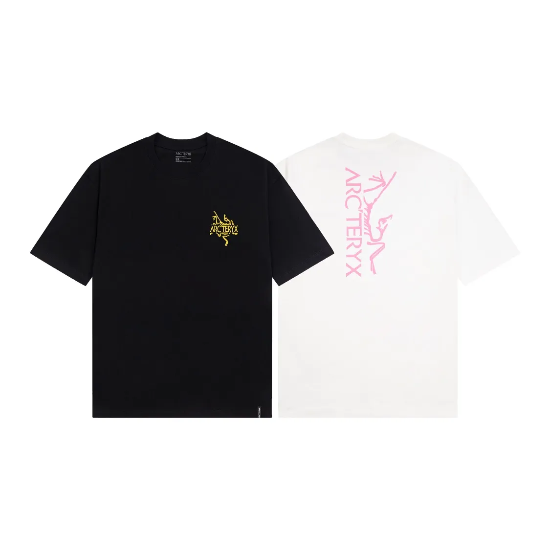 【 Quality】 Arc’teryx 𝟮𝟰𝘀𝘀 Logo T ， ， ， OS Premium 32S g Quality ： ：White Black Size：XS S M L